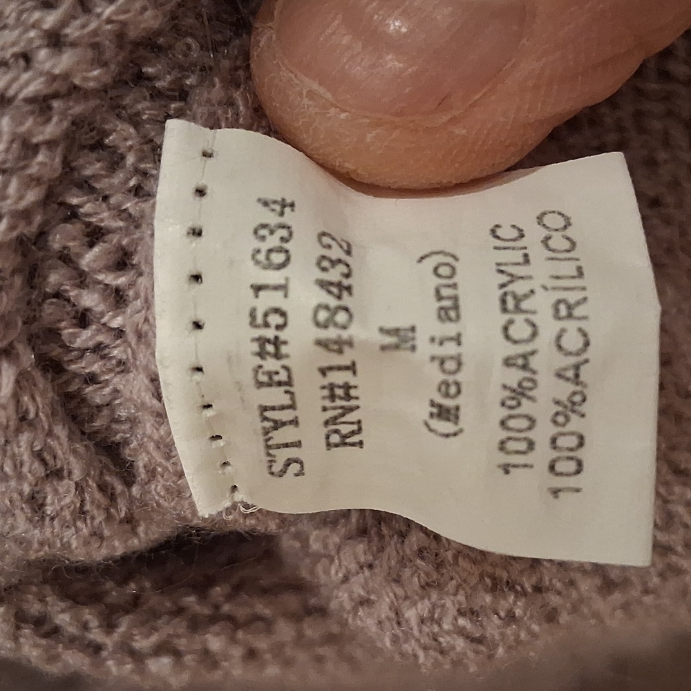 Be Cool Sweater Top Size Medium Dusty Rose Color High/Low Hem Cozy Soft - Picture 3 of 7